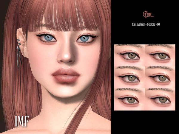 Alpha IMF Emi Eyeliner by IzzieMcFire - The Sims 4 Custom Content