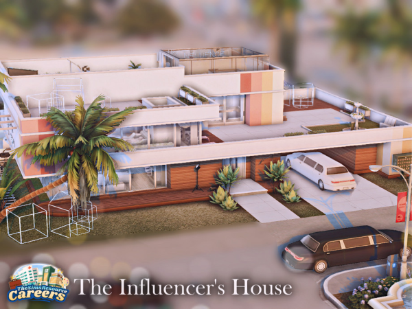 Maxis Match Careers The Influencer's House l - The Sims 4 Custom Content