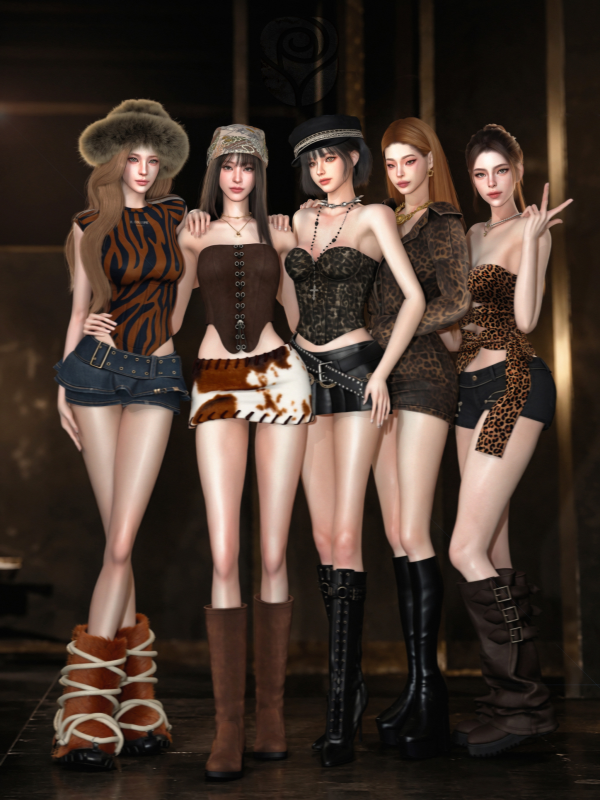 Mix [ROSELIPA] HIT EM by simsfinds - The Sims 4 Custom Content