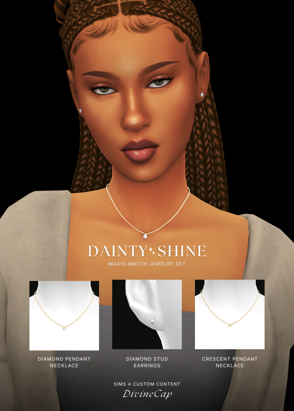 Maxis Match The DAINTY SHINE Set by simsfinds - The Sims 4 Custom Content