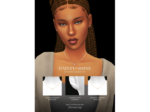 Maxis Match The DAINTY SHINE Set by divinecap - The Sims 4 Custom Content