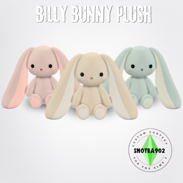 Maxis Match Billy Bunny Plush by simsfinds - The Sims 4 Custom Content
