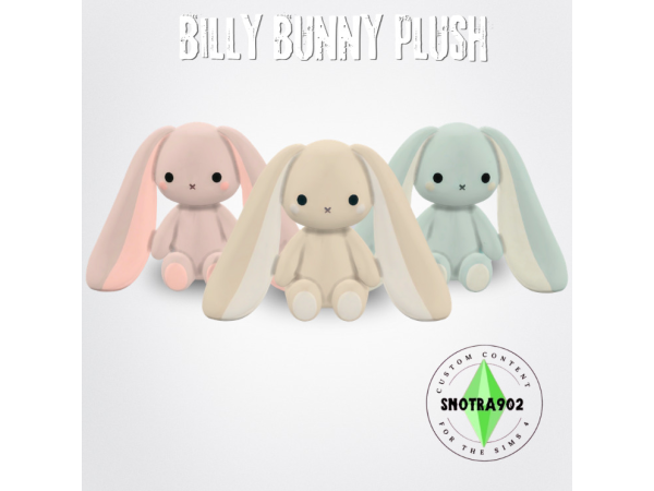 Maxis Match Billy Bunny Plush by Snotra902 - The Sims 4 Custom Content