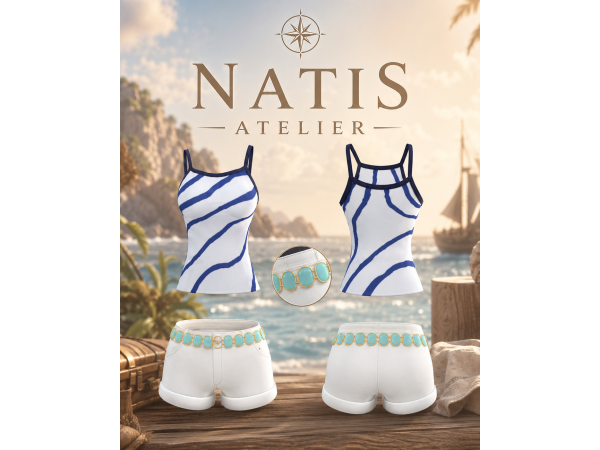 Maxis Match Desert Jewel 𝑺𝒆𝒕 01 by natisatelier - The Sims 4 Custom Content