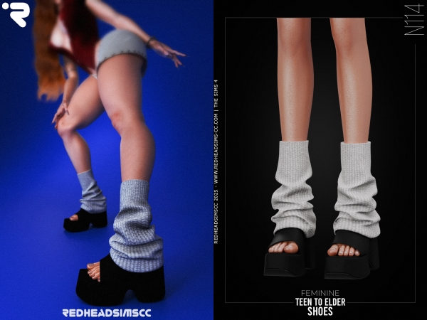 Alpha AF SHOES N114 - The Sims 4 Custom Content