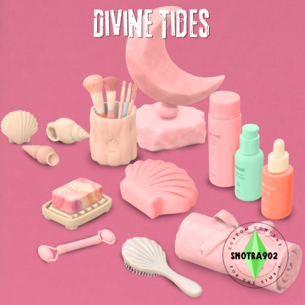 Maxis Match Divine Tides by simsfinds - The Sims 4 Custom Content