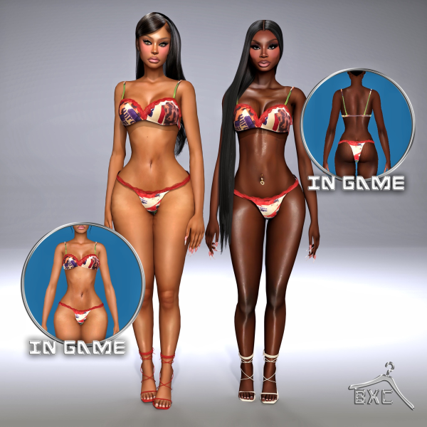 Alpha DIOR VINTAGE LINGERIE by simsfinds - The Sims 4 Custom Content