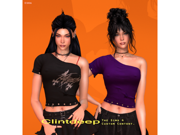 Alpha Clintdeep Zavelle Y2k Outfit - The Sims 4 Custom Content