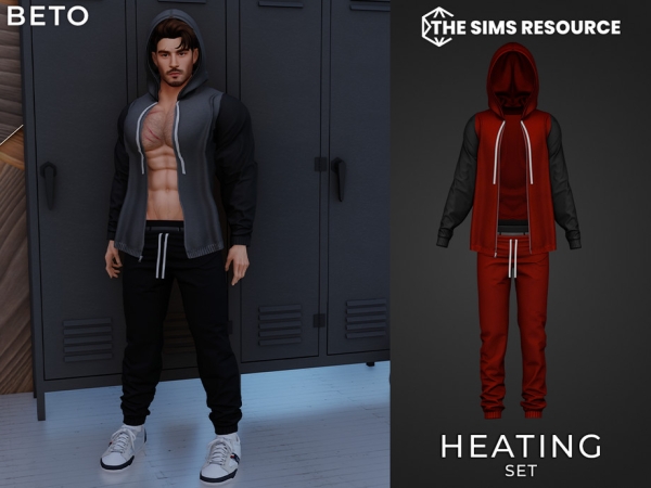 Alpha Heating Set by Beto_ae0 - The Sims 4 Custom Content