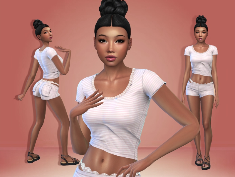 Maxis Match Ling Ping Sim by teenageeaglerunner - The Sims 4 Custom Content