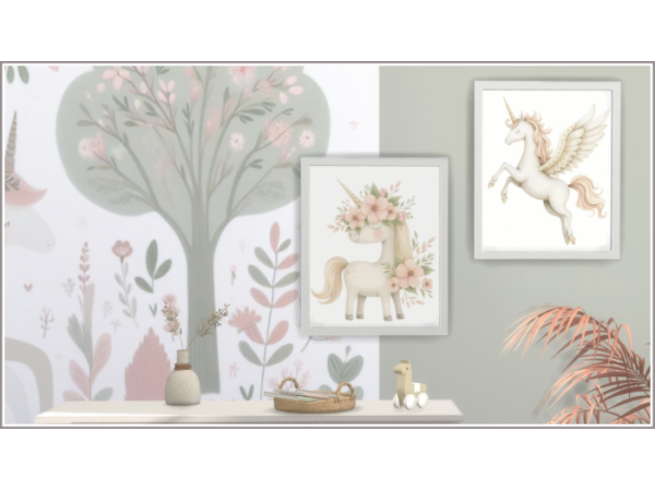 Mix Moonshadow Wall Art - The Sims 4 Custom Content
