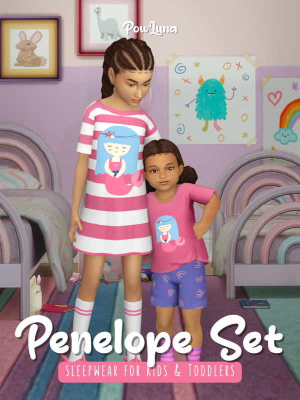 Maxis Match PENELOPE set by simsfinds - The Sims 4 Custom Content