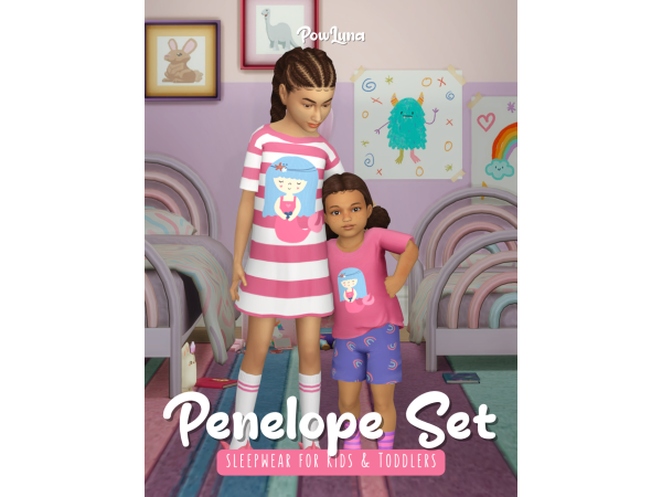 Maxis Match PENELOPE set by powluna - The Sims 4 Custom Content