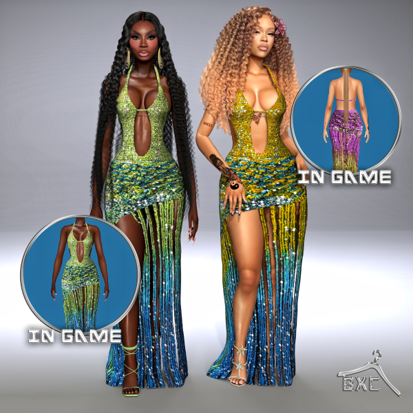 Alpha CROCHET DRESS by simsfinds - The Sims 4 Custom Content