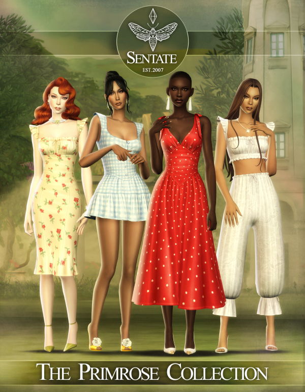 Maxis Match SENTATE The Primrose Collection by simsfinds - The Sims 4 Custom Content