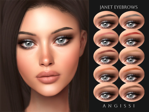 Janet Eyebrows by ANGISSI