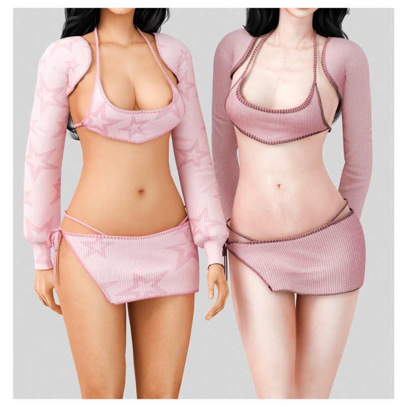 Alpha Ari mini set by unknown66irl - The Sims 4 Custom Content