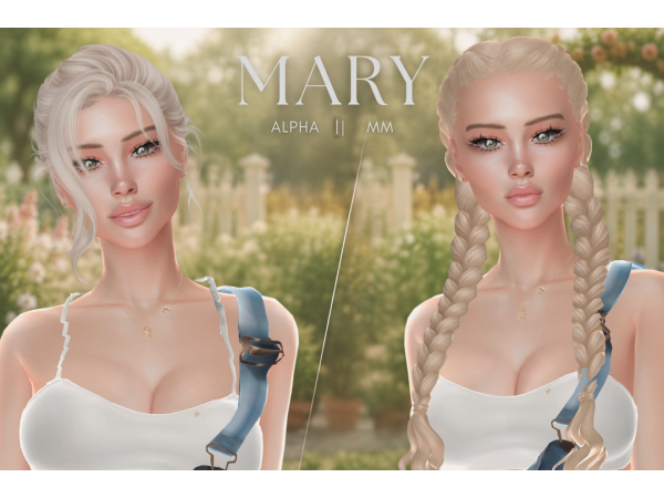 Mix Mary alpha MM versions by Yolimi - The Sims 4 Custom Content