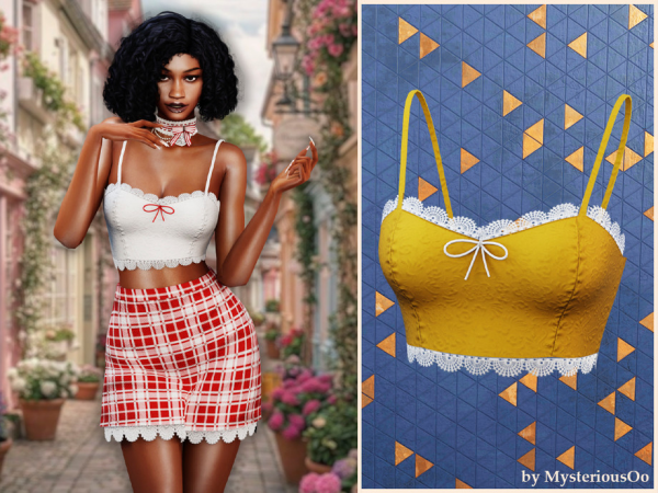 Sweetheart lace cami by MysteriousOo