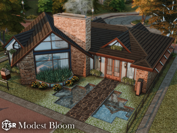 Maxis Match Modest Bloom l noCC - The Sims 4 Custom Content