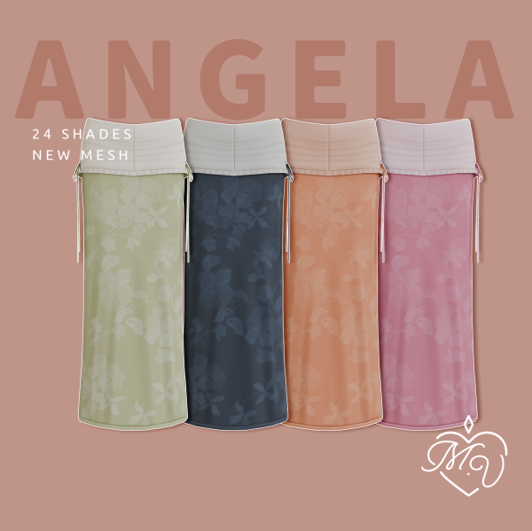 Maxis Match Angela Skirt by simsfinds - The Sims 4 Custom Content