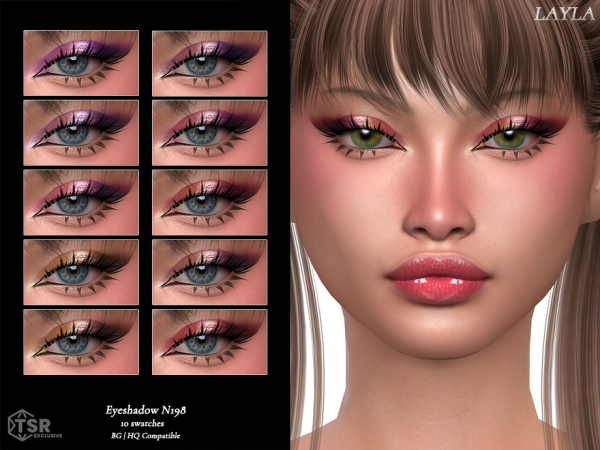 Alpha tsr Layla Ava Eyeshadow - The Sims 4 Custom Content