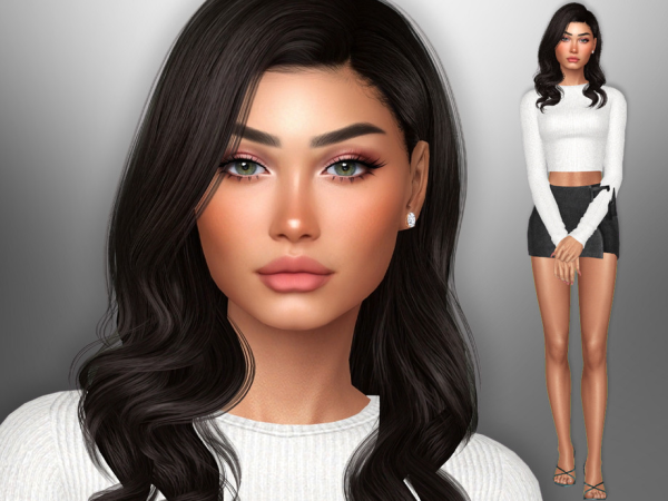 Alpha Kiersten Quezada by divaka45 - The Sims 4 Custom Content