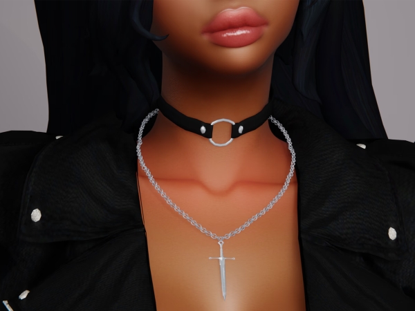 Alpha FADE Necklace - The Sims 4 Custom Content