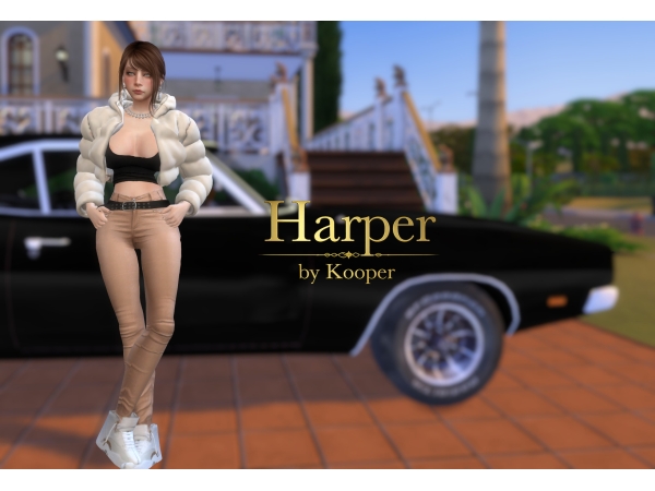 Alpha Harper - The Sims 4 Custom Content