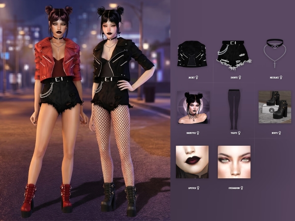 Alpha Fade Lookbook - The Sims 4 Custom Content