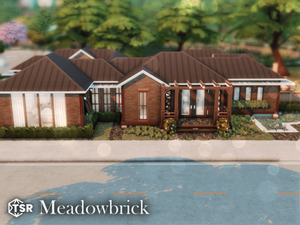 Maxis Match Meadowbrick l noCC by simzmora - The Sims 4 Custom Content