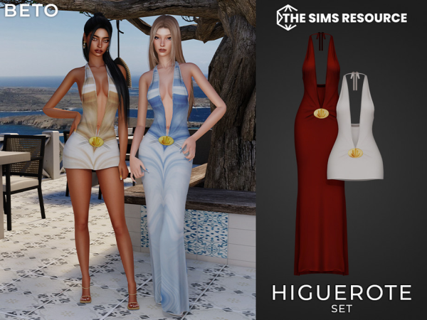 Alpha Higuerote Set by Beto_ae0 - The Sims 4 Custom Content