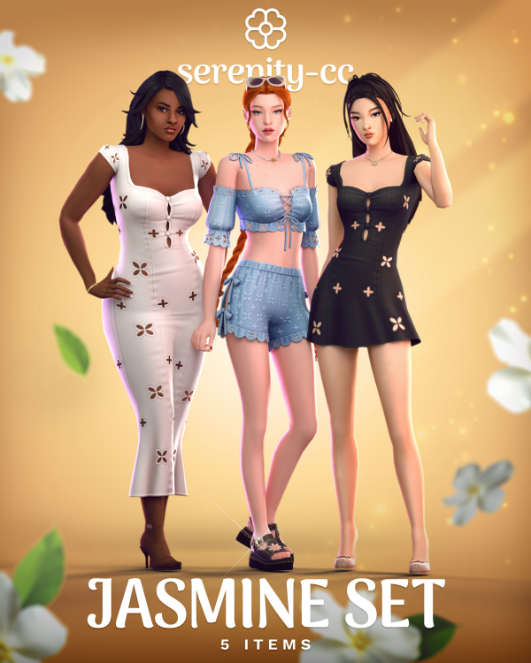 Maxis Match Jasmine Set by simsfinds - The Sims 4 Custom Content