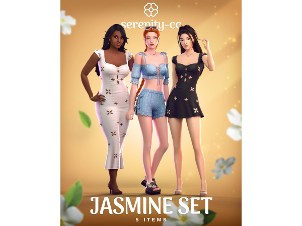 Maxis Match Jasmine Set by serenitycc - The Sims 4 Custom Content