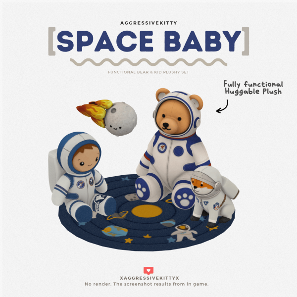 Maxis Match SPACE BABY by simsfinds - The Sims 4 Custom Content