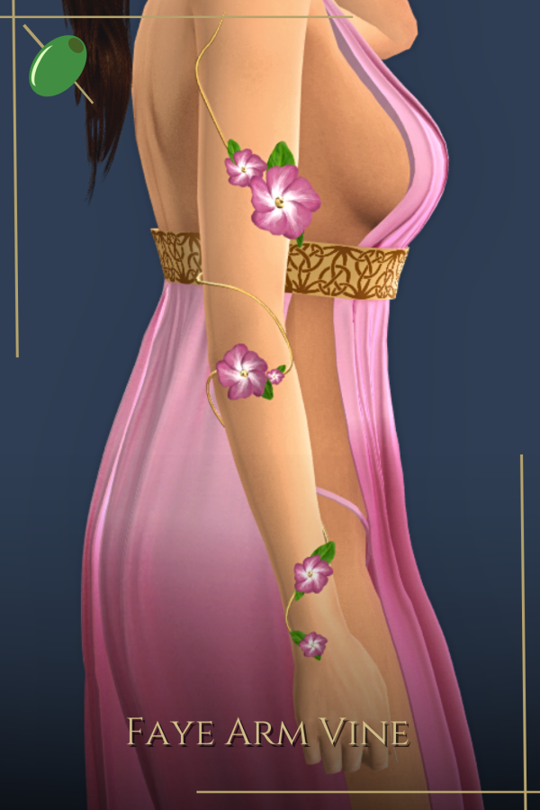Alpha Faye Arm Vine by pitted0live - The Sims 4 Custom Content