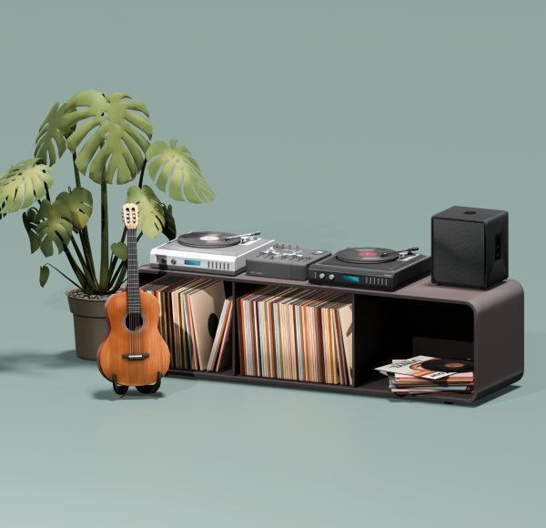 Maxis Match Turntable Tunes Set by simsfinds - The Sims 4 Custom Content