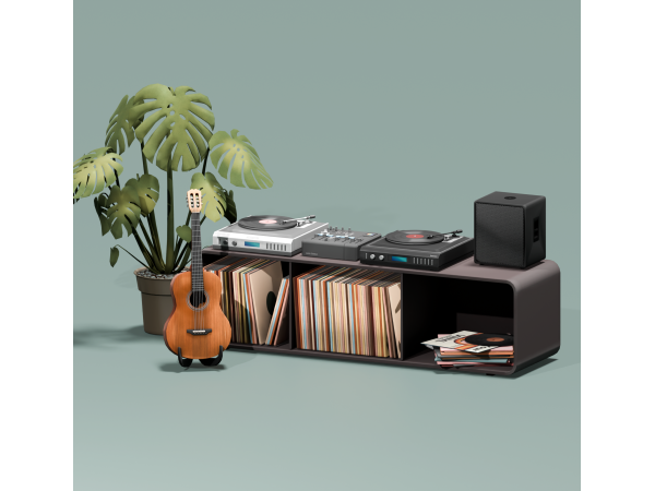 Maxis Match Turntable Tunes Set by SnootySims - The Sims 4 Custom Content
