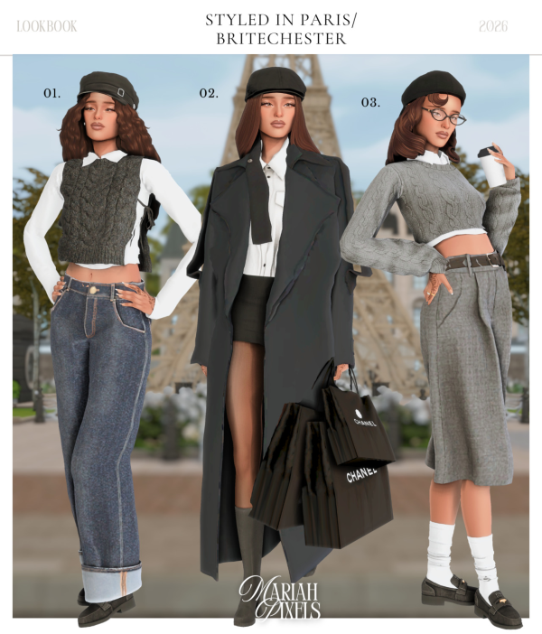 Mix Styled in Paris Britechester by simsfinds - The Sims 4 Custom Content