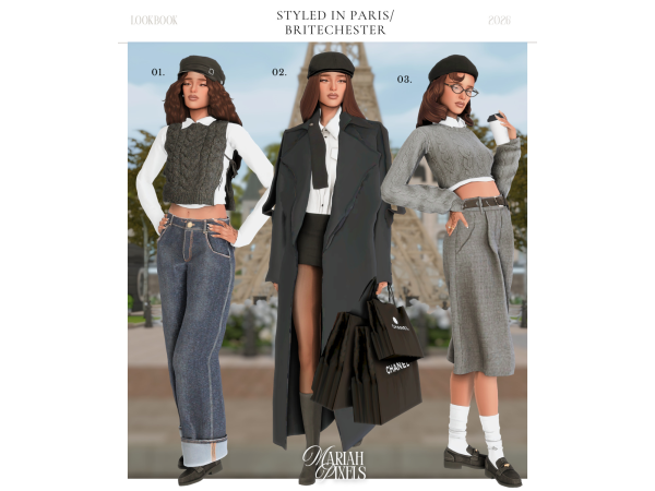 Mix Styled in Paris Britechester by mariahpixels - The Sims 4 Custom Content