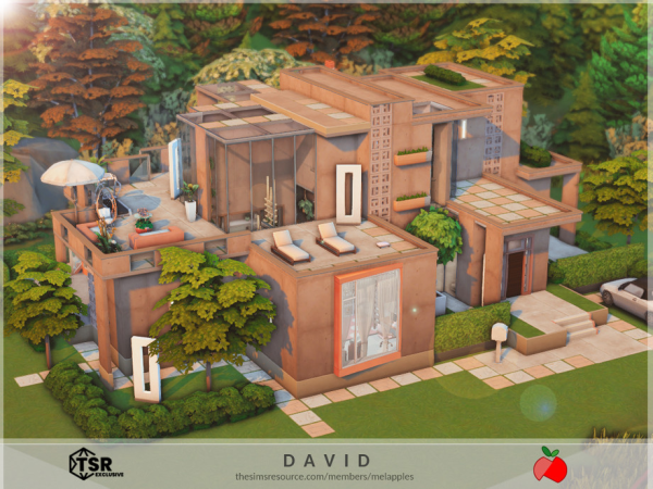Maxis Match David no - The Sims 4 Custom Content