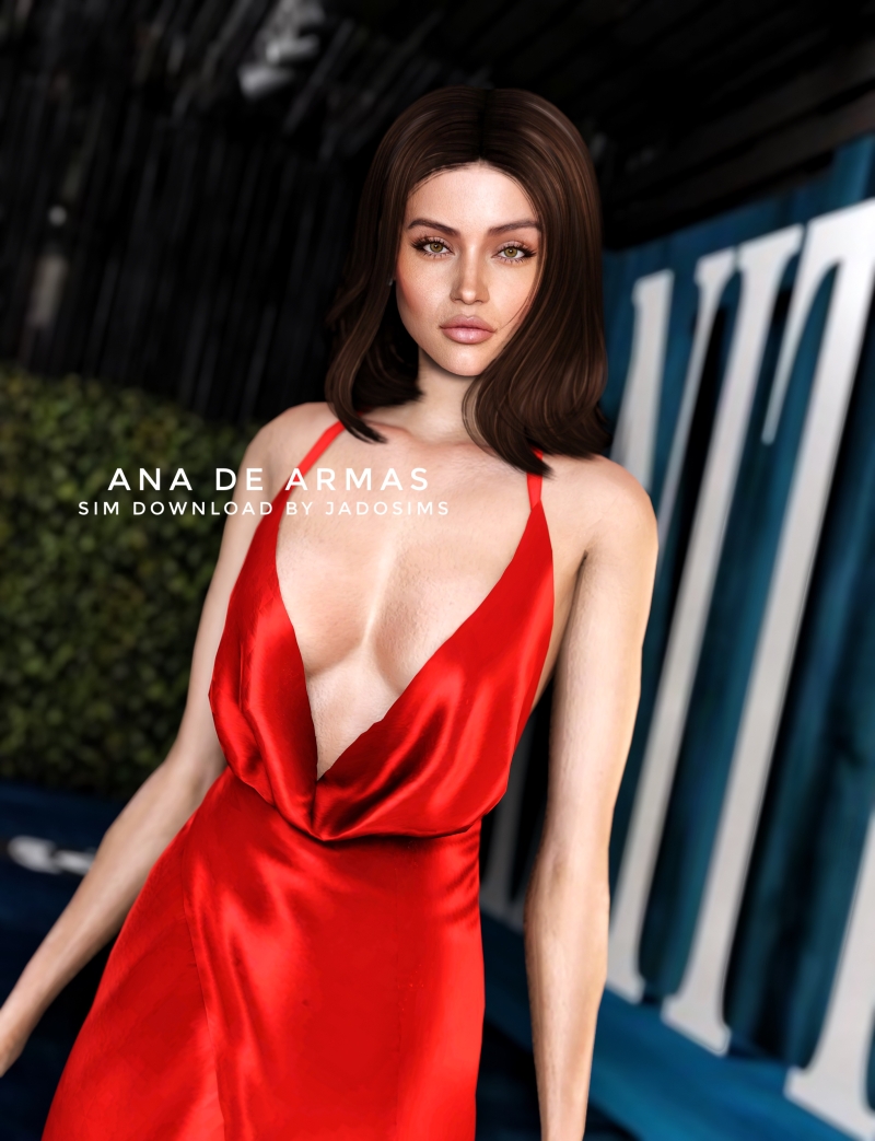Alpha Ana De Armas (Sim Download) by shopwithflynnn - The Sims 4 Custom Content