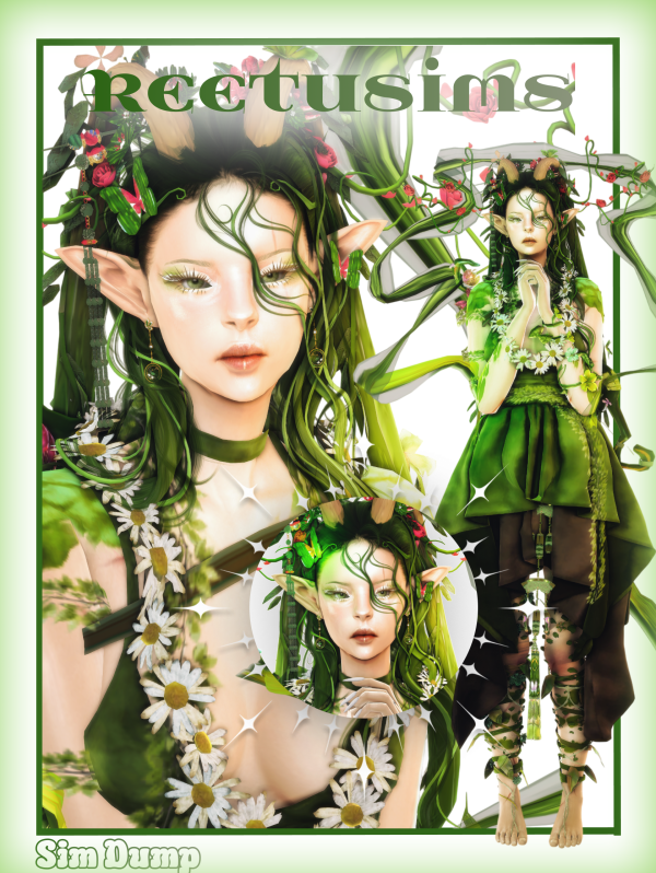 Alpha Elma Элма by simsfinds - The Sims 4 Custom Content