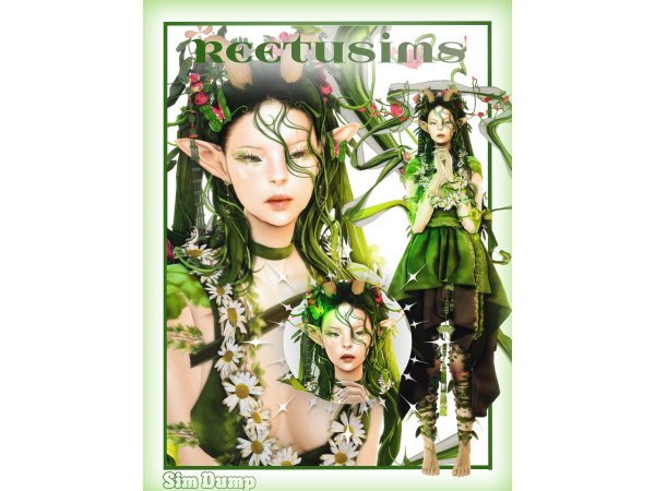 Alpha Elma Элма by reetusims - The Sims 4 Custom Content