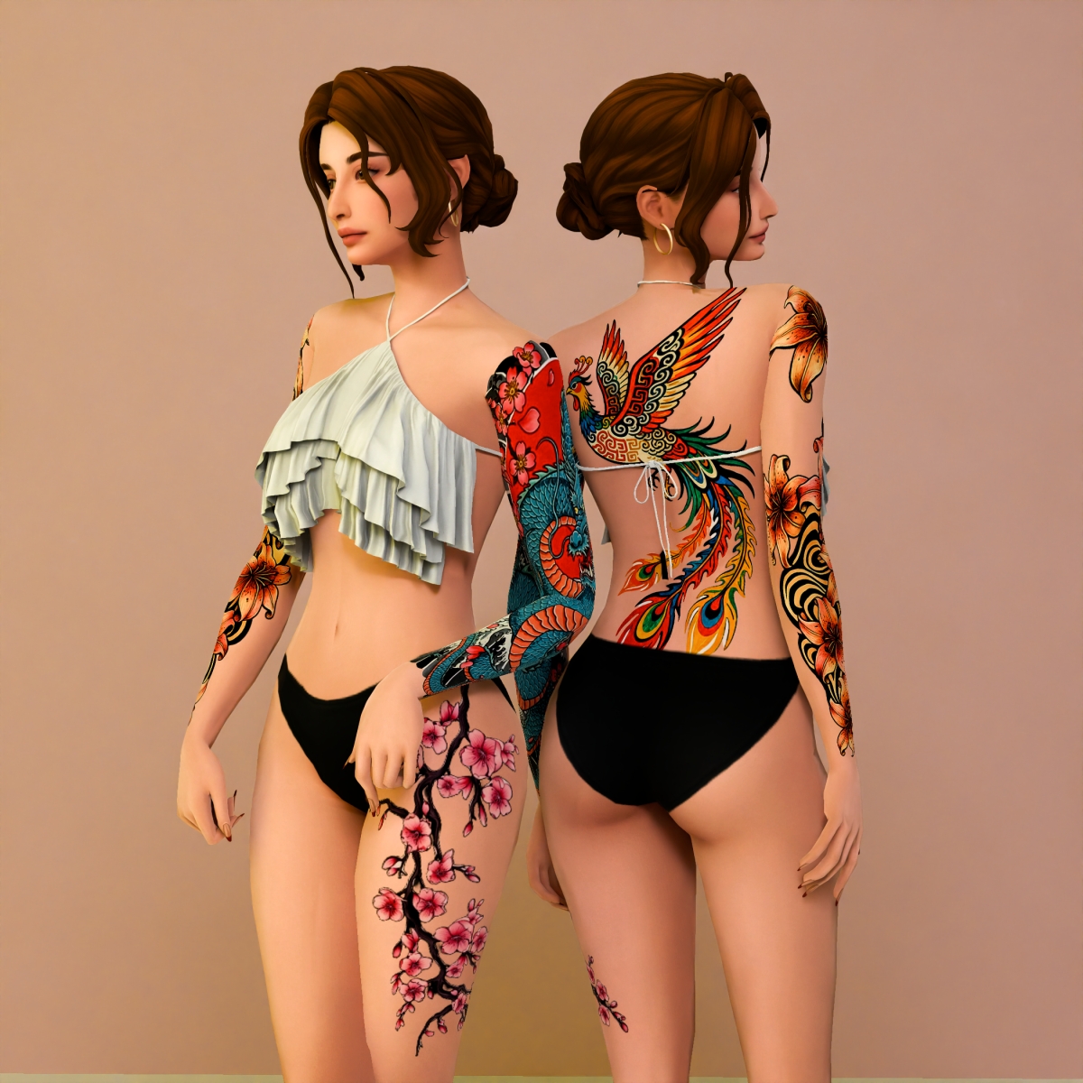 Mix Colorburst Ink by simsfinds - The Sims 4 Custom Content