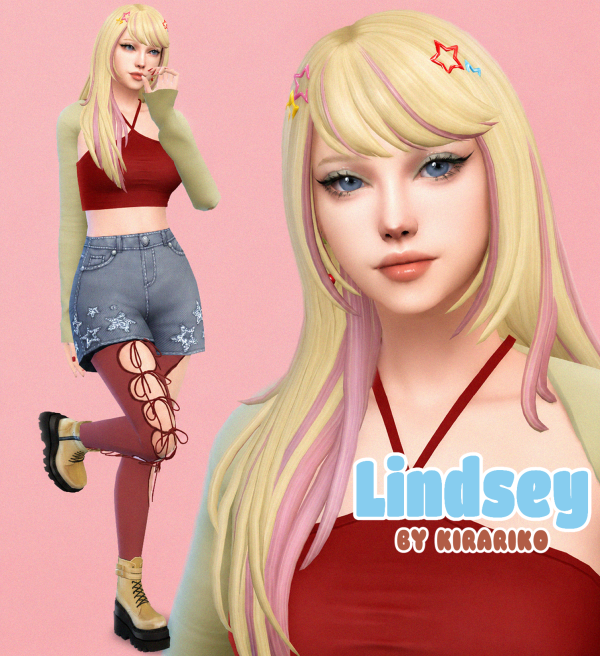 Maxis Match Lindsey by simsfinds - The Sims 4 Custom Content