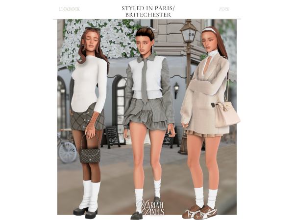 Mix Styled in Paris Britechester by mariahpixels - The Sims 4 Custom Content