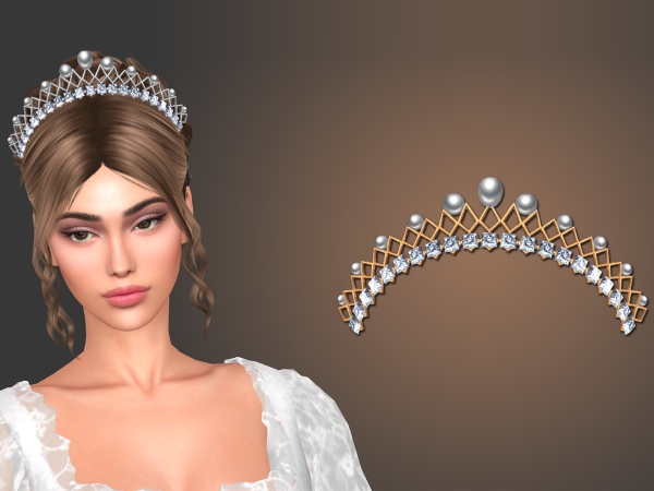 Alpha Victoire Tiara - The Sims 4 Custom Content
