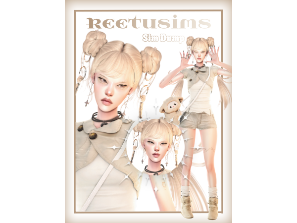 Alpha Mirain Мирайн by reetusims - The Sims 4 Custom Content