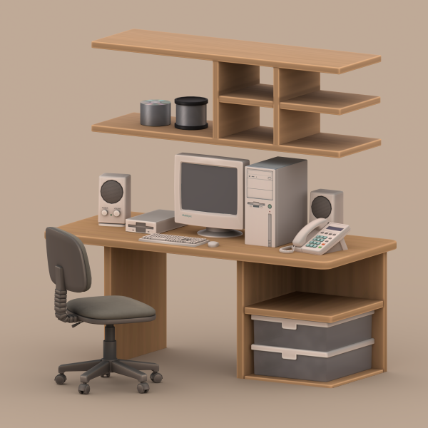 Maxis Match 90s Computer Corner by simsfinds - The Sims 4 Custom Content